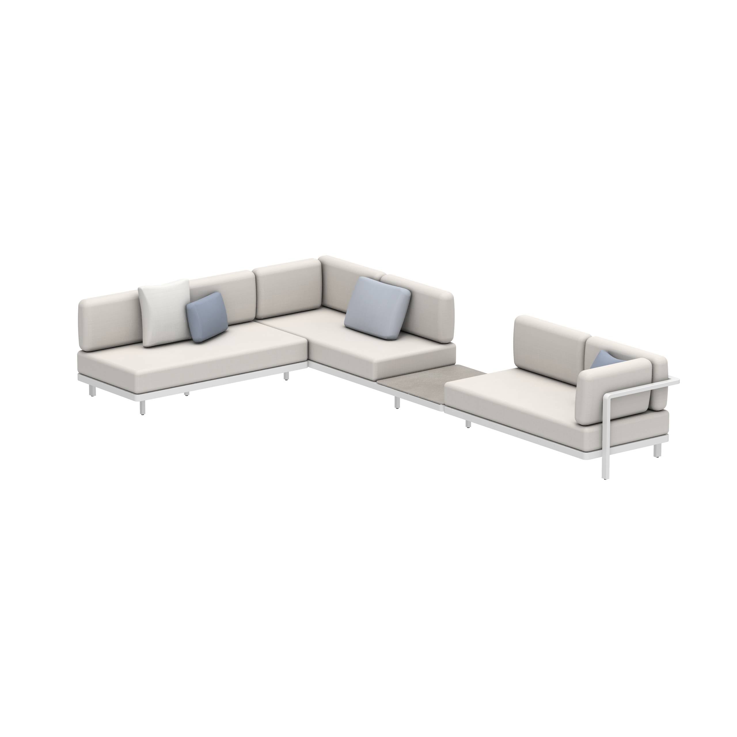 Alura Lounge Set11 White