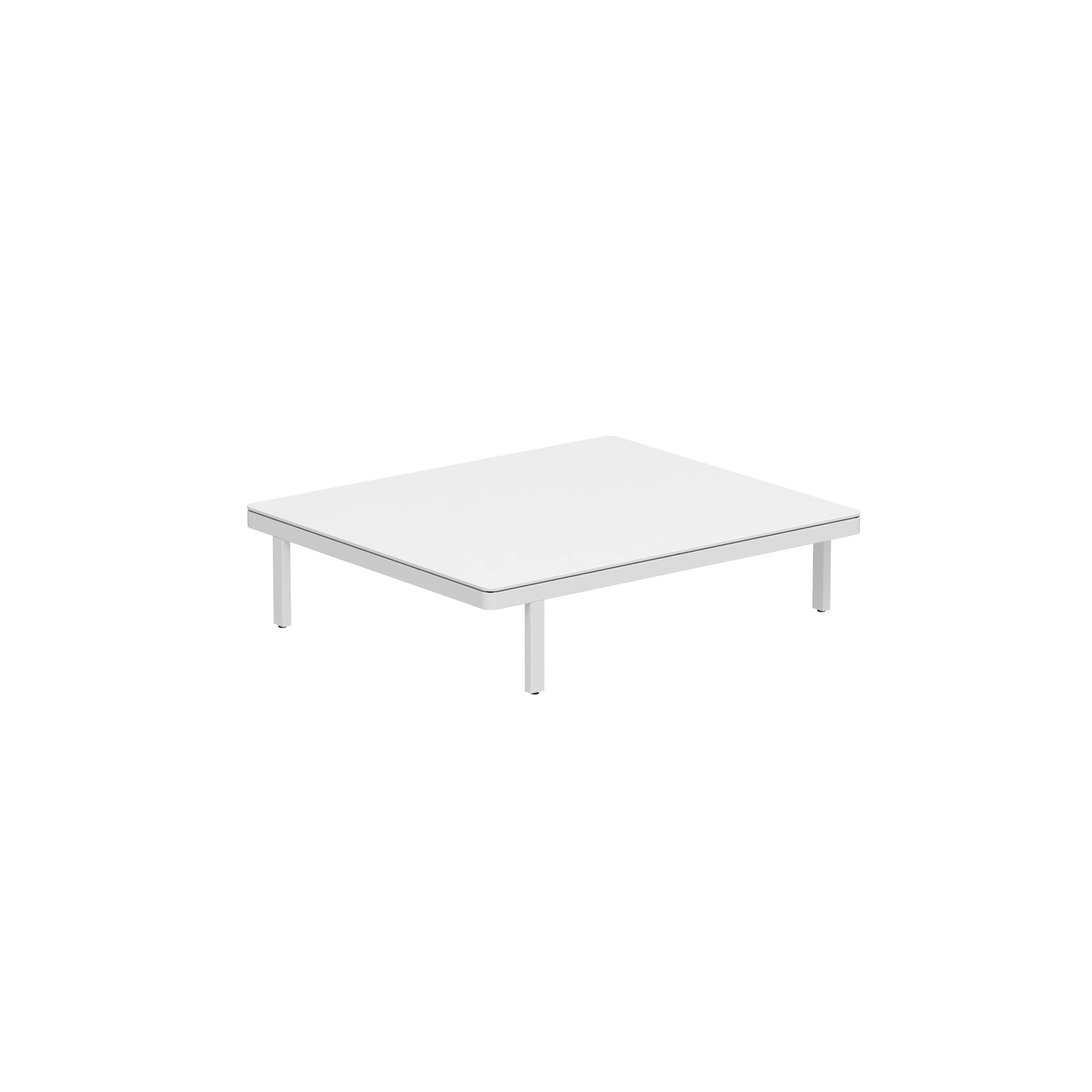 Alura Lounge 140 Lth Table 140x120x34cm White Tabletop Ceramic White