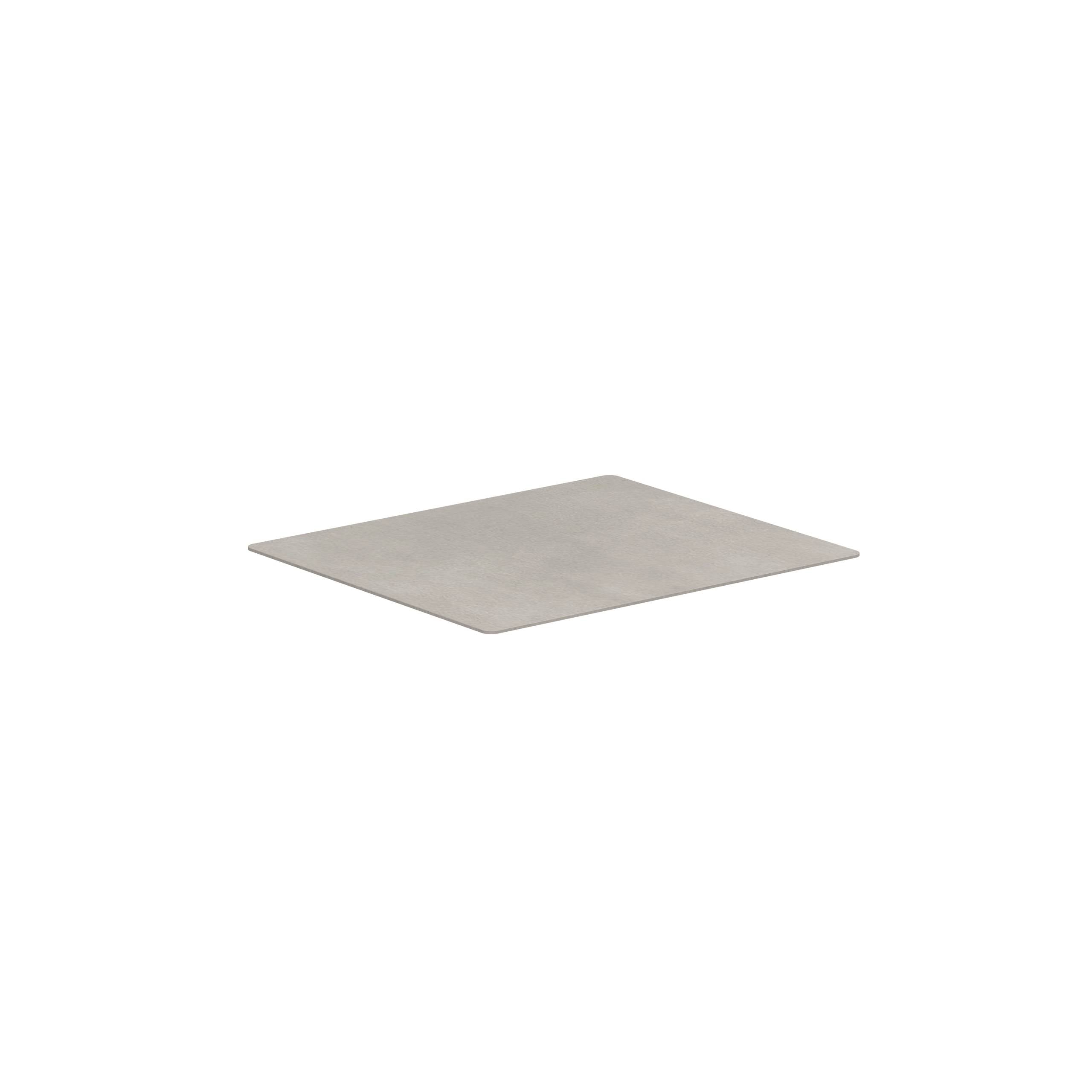 Alura Lounge Tabletop 140x120cm Ceramic Cemento Luminoso