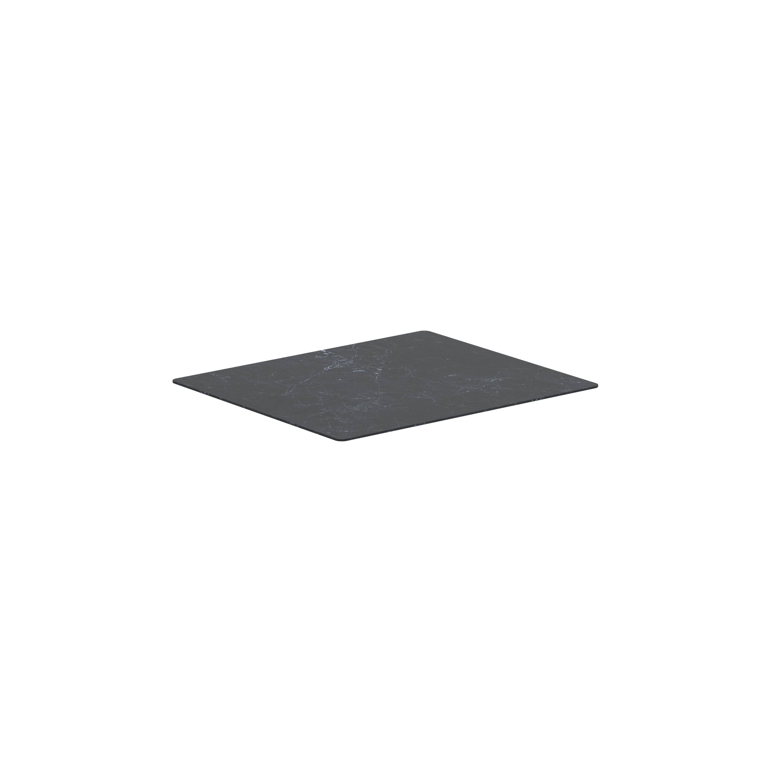 Alura Lounge Tabletop 140x120cm Ceramic Nero Marquina