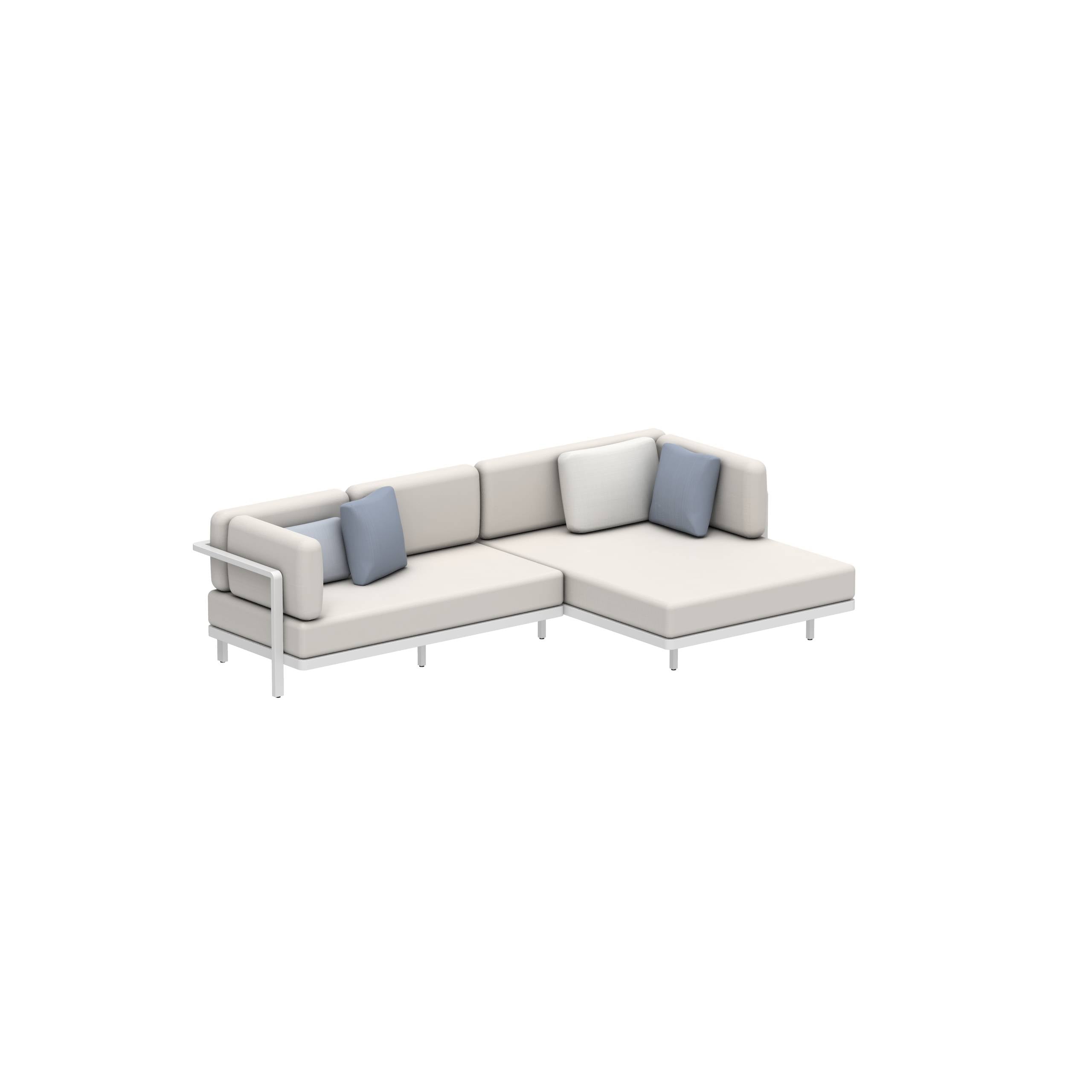 Alura Lounge Set14a White