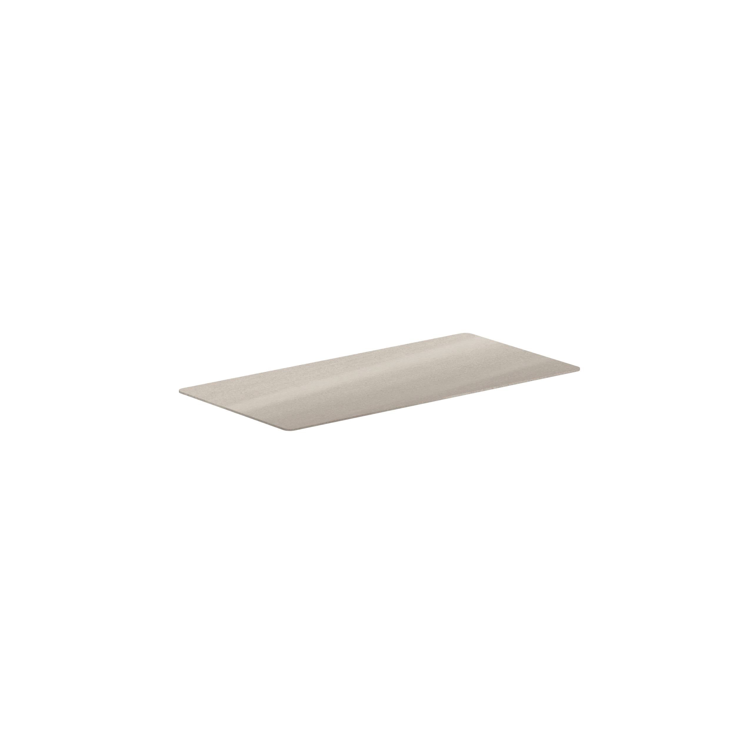 Alura Lounge Tabletop 160x80cm Ceramic Taupe Grey
