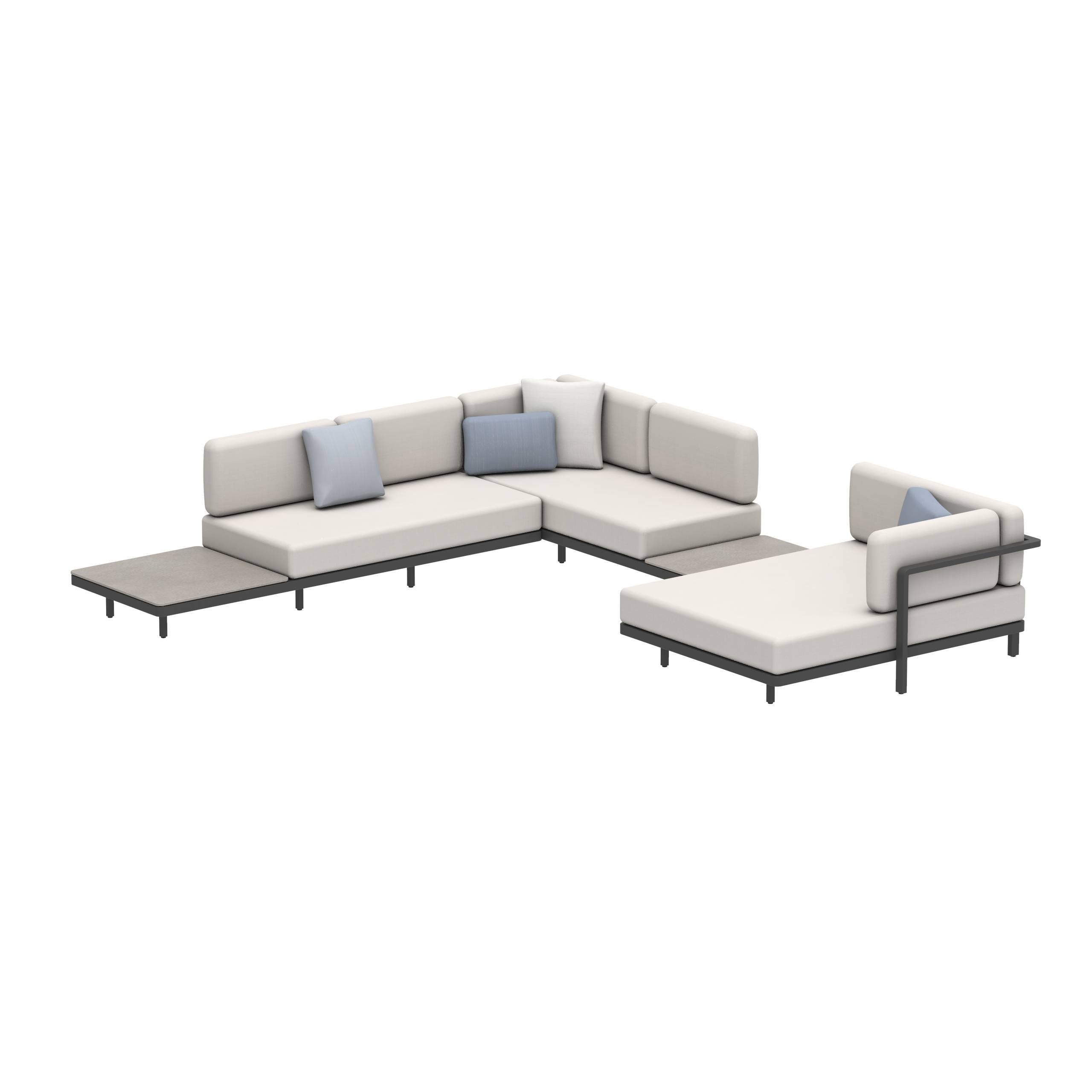 Alura Lounge Set 17a Anthracite