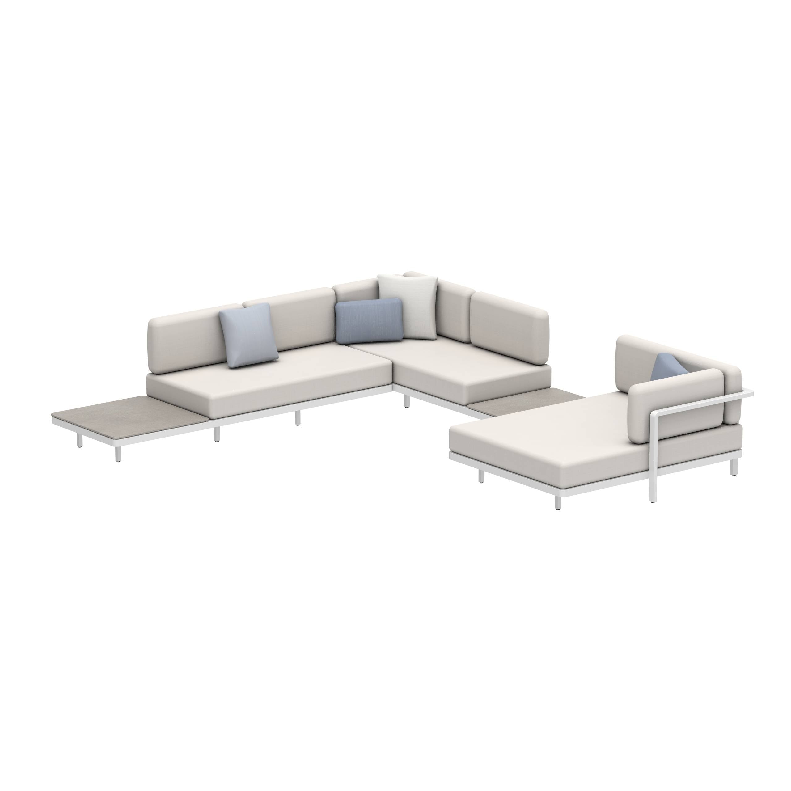 Alura Lounge Set 17a White