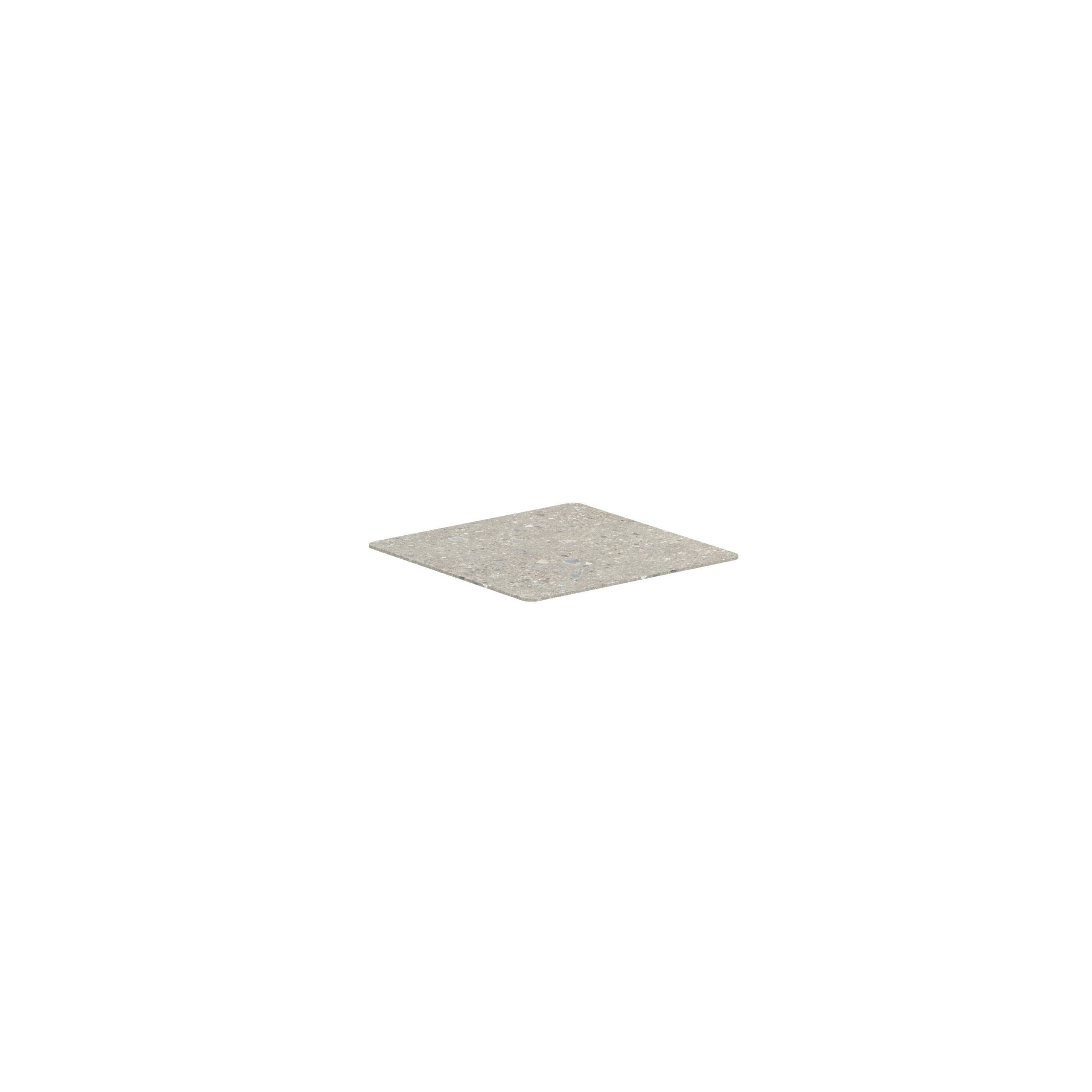 Alura Lounge Tabletop 80x80cm Ceramic Ceppo Dolomitica