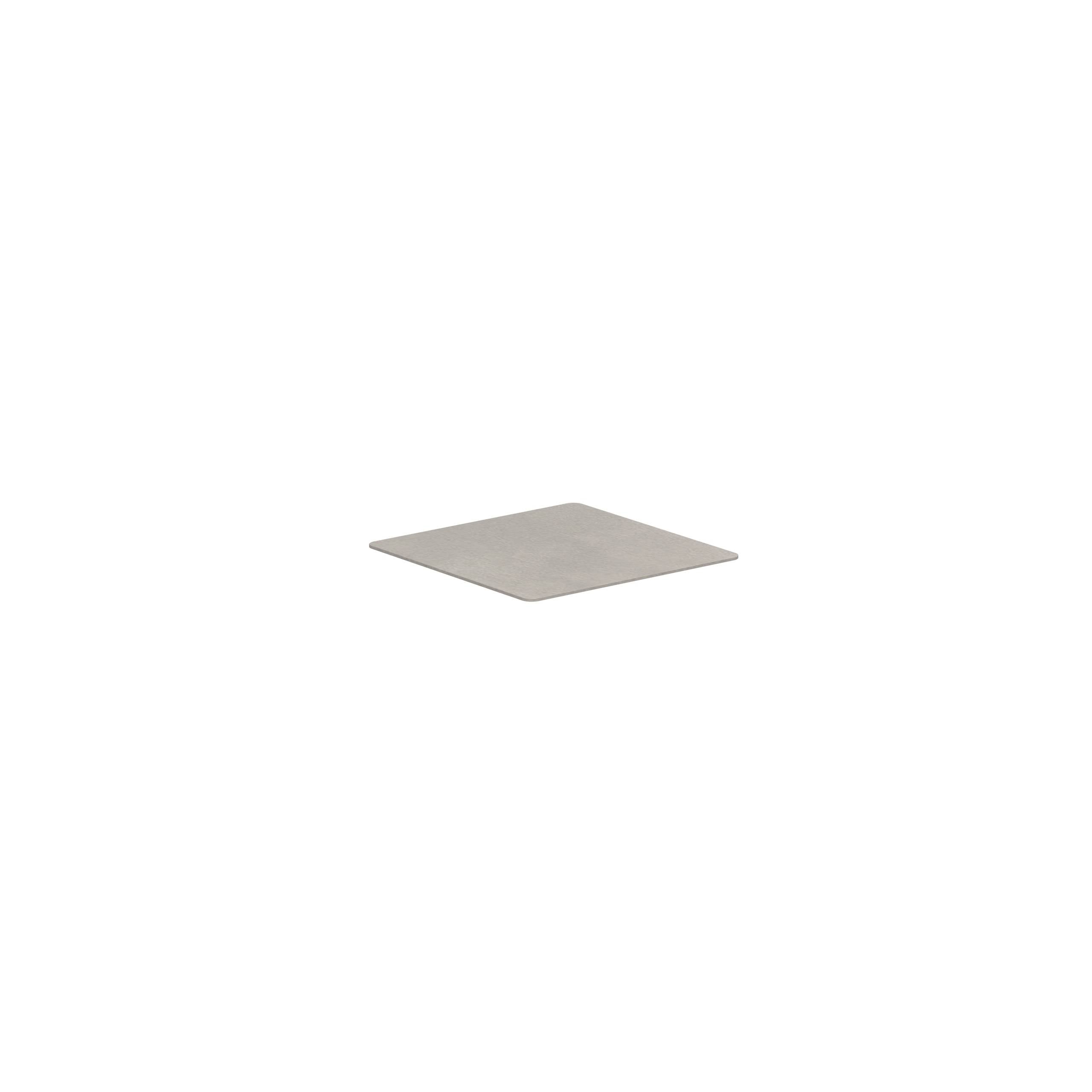 Alura Lounge Tabletop 80x80cm Ceramic Cemento Luminoso