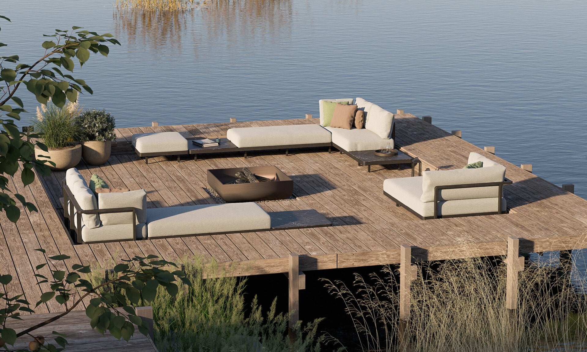 Alura Lounge Set14a Sand