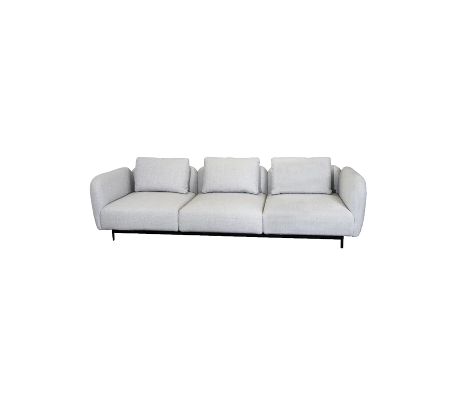 Cane-line Aura 3-Seater Sofa with Low Armrest