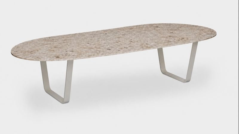 Manutti Air Boat Shaped Dining Table 280 × 132 cm