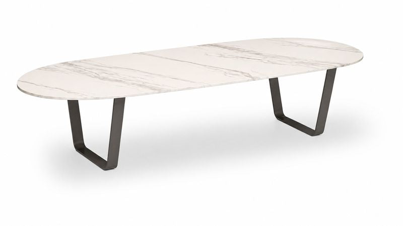 Manutti Air Boat Shaped Dining Table 280 × 132 cm