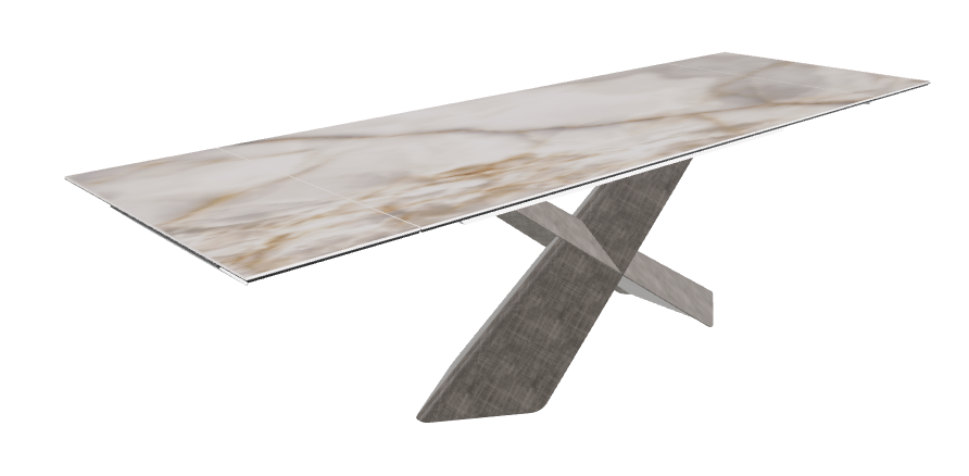 Cattelan Italia Tyron Keramik Drive Rectangular Extendible Dining Table – 182→258x90x74h