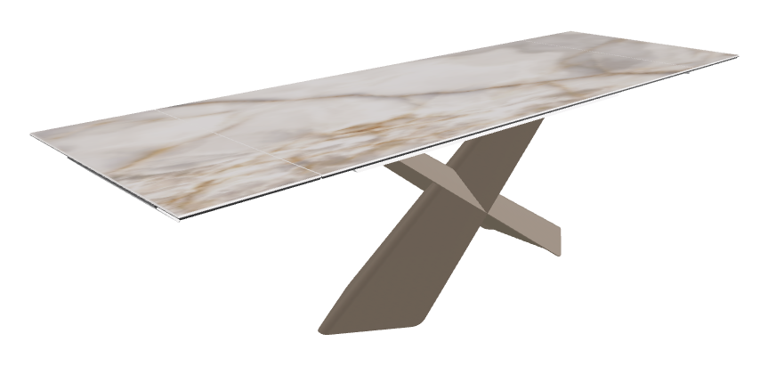 Cattelan Italia Tyron Keramik Drive Rectangular Extendible Dining Table – 182→258x90x74h
