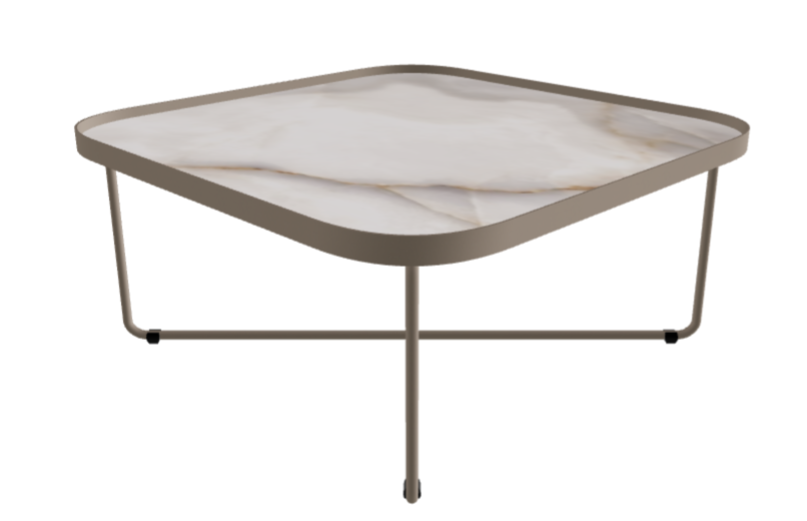 Cattelan Italia Benny Keramik Coffee Table ◻60x60x28h