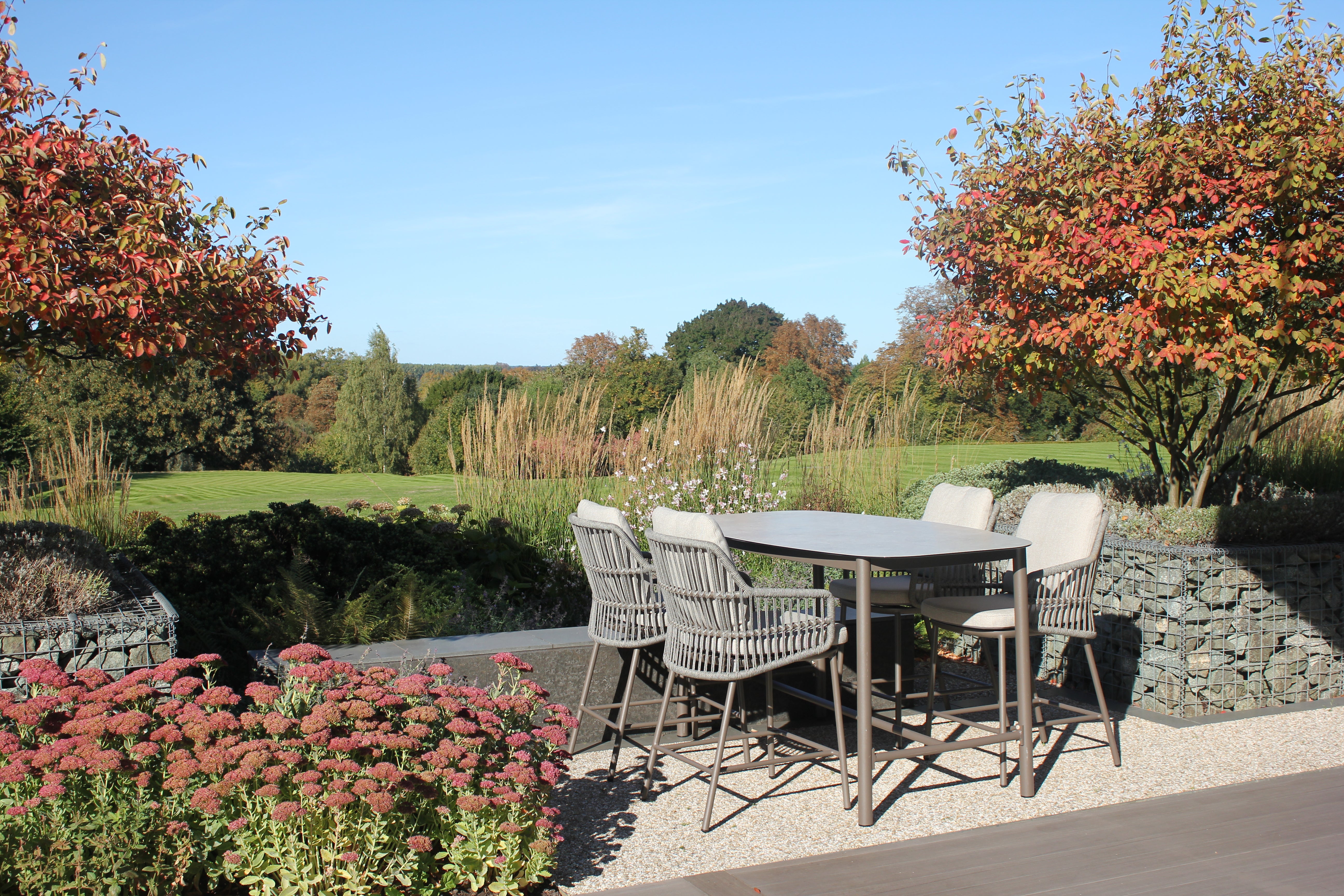 4 Seasons Outdoor Alicante 4 seat with Manolo 180cm High Ceramic Dining Table