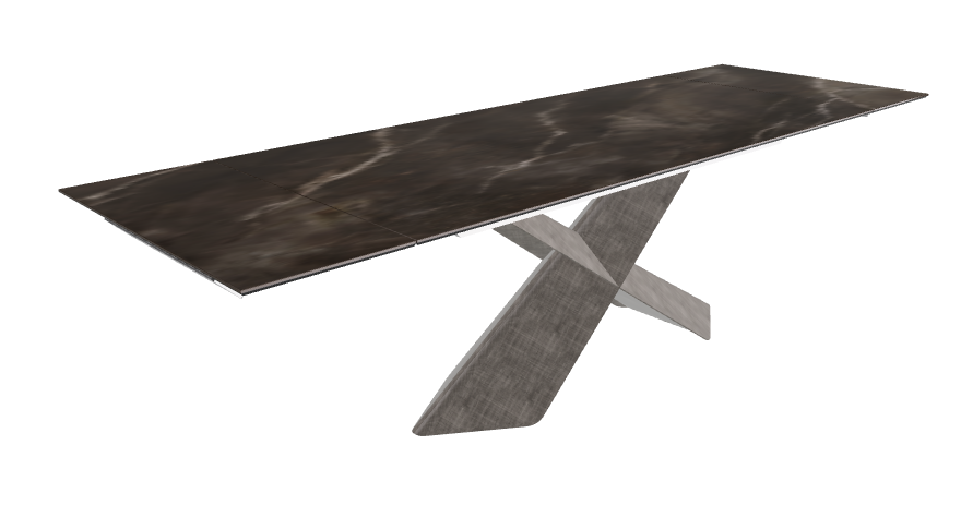 Cattelan Italia Tyron Keramik Drive Rectangular Extendible Dining Table – 182→258x90x74h