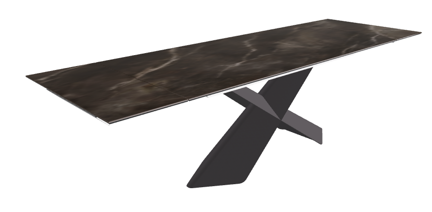 Cattelan Italia Tyron Keramik Drive Rectangular Extendible Dining Table – 182→258x90x74h