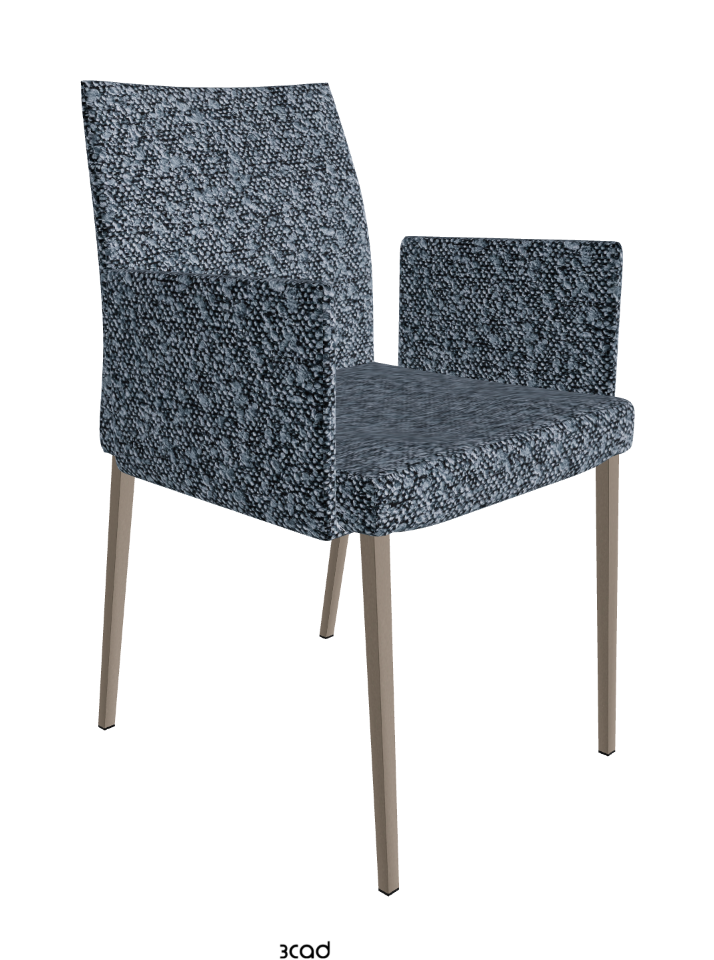 Anna Dining Armchair_Titanium Embossed_Fabric_B245