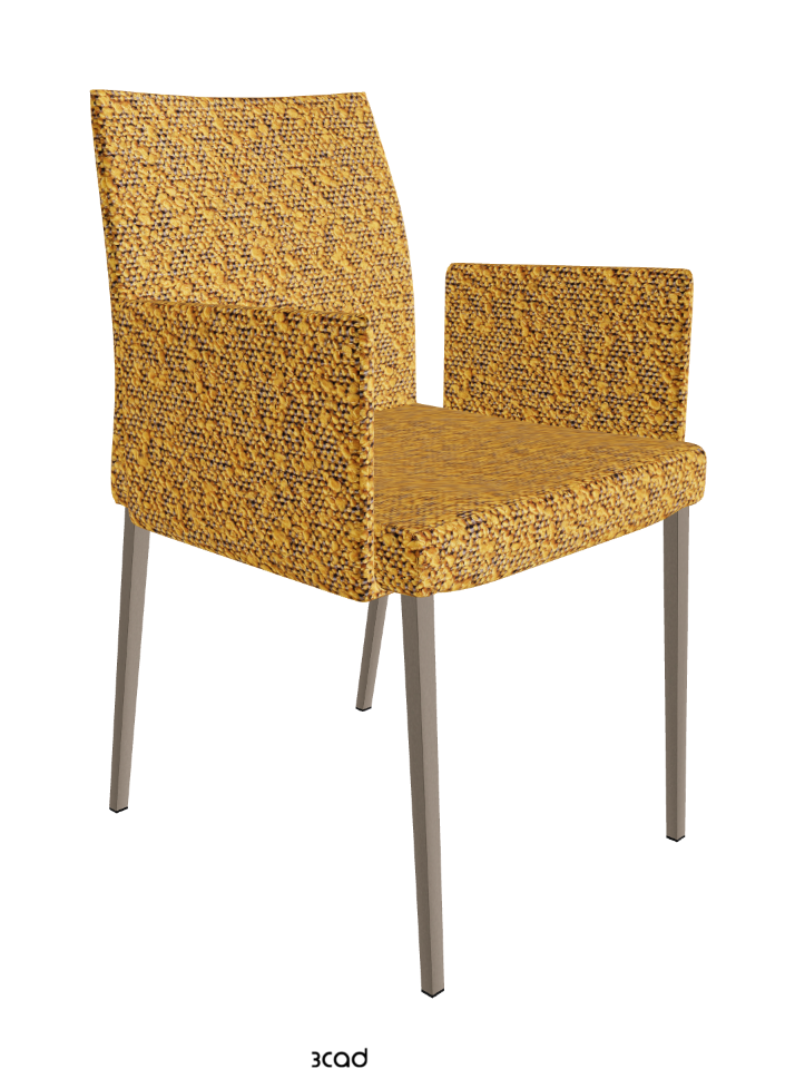 Anna Dining Armchair_Titanium Embossed_Fabric_B247