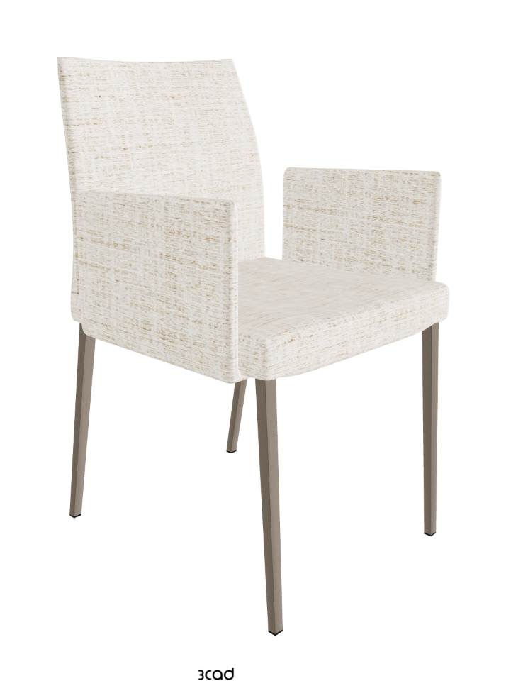 Anna Dining Armchair_Titanium Embossed_Fabric_B610
