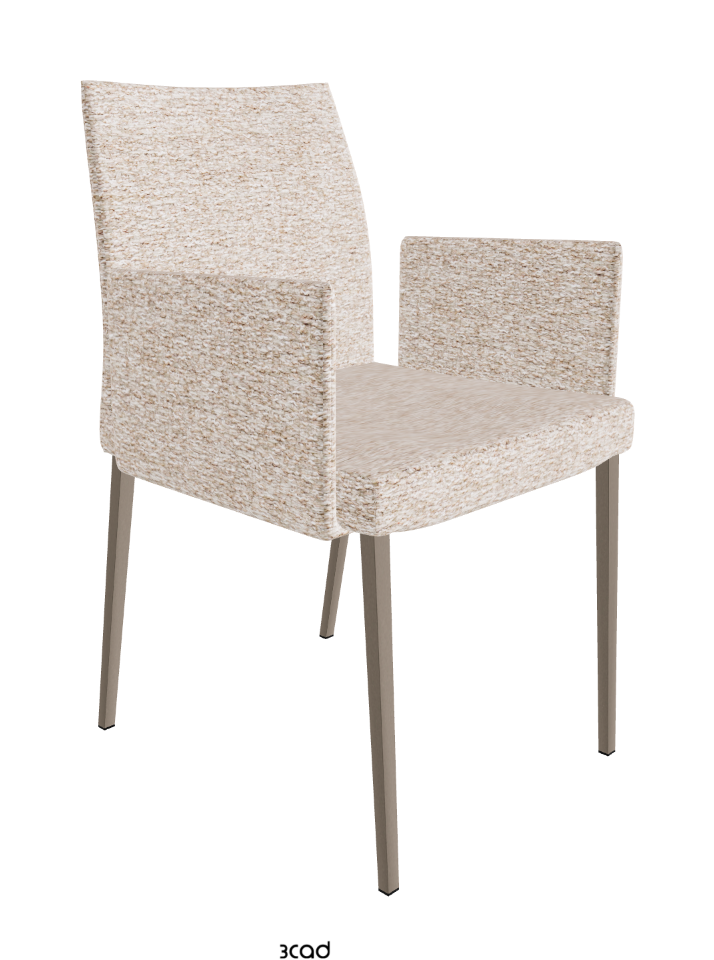 Anna Dining Armchair_Titanium Embossed_Fabric_B732
