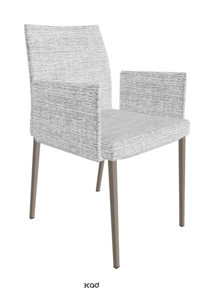 Anna Dining Armchair_Titanium Embossed_Fabric_B810