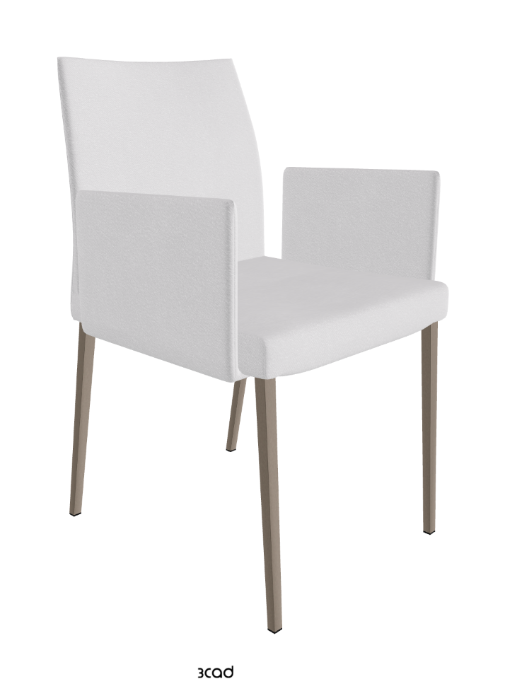 Anna Dining Armchair_Titanium Embossed_Fabric_B921