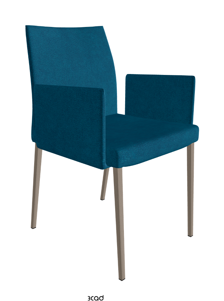 Anna Dining Armchair_Titanium Embossed_Fabric_B928