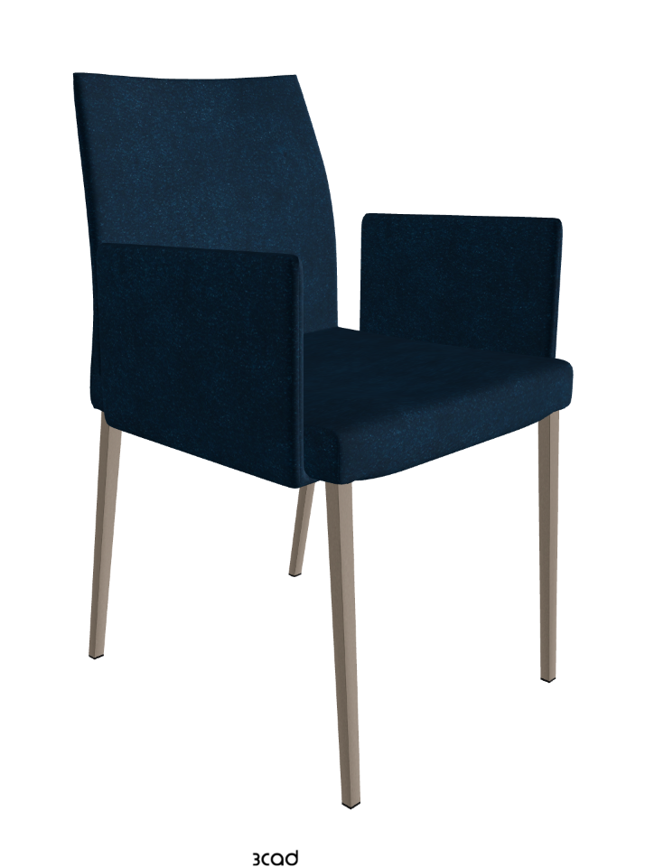 Anna Dining Armchair_Titanium Embossed_Fabric_B929