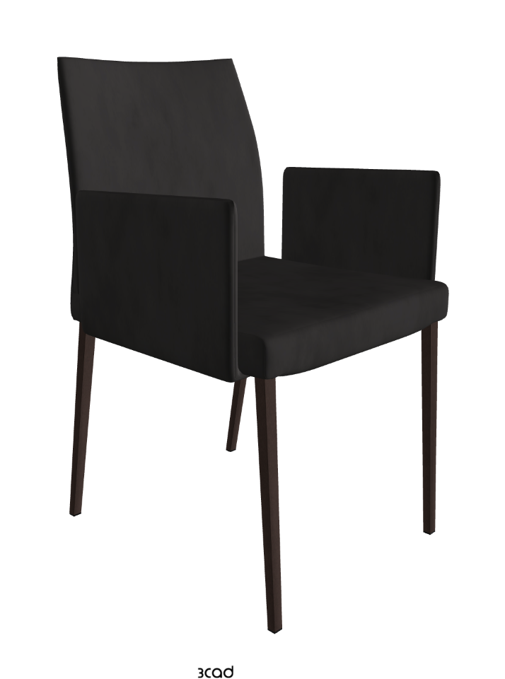 Anna Dining Armchair_Bronze Embossed_Micro Nubuk_Charcoal
