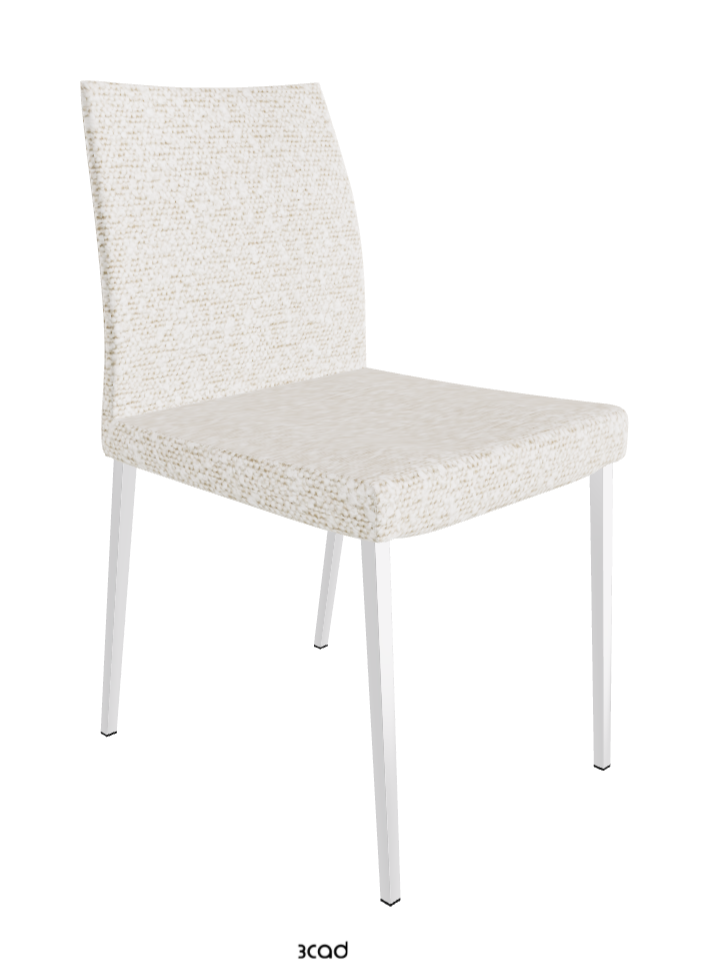 Anna Dining Chair_Chrome_Fabric:_B241