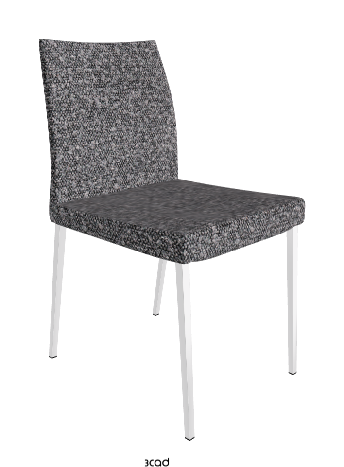 Anna Dining Chair_Chrome_Fabric:_B244