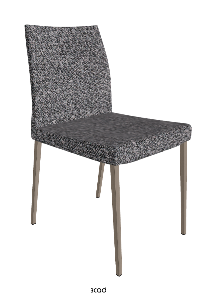 Anna Dining Chair_Titanium Embossed_Fabric_B244