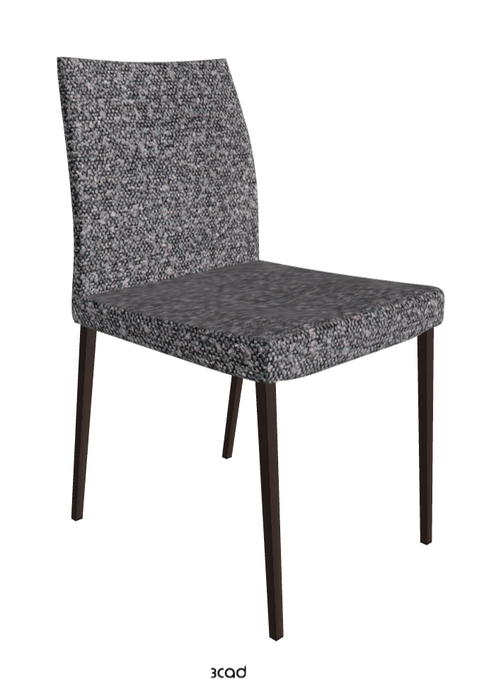Anna Dining Chair_Bronze Embossed_Fabric_B244