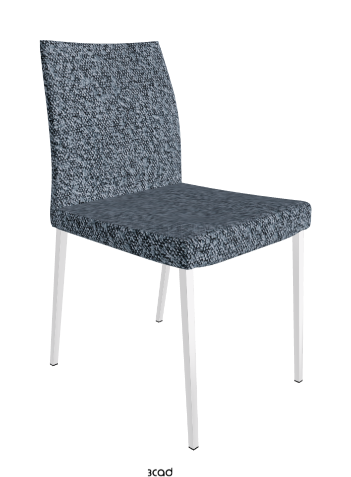 Anna Dining Chair_Chrome_Fabric:_B245