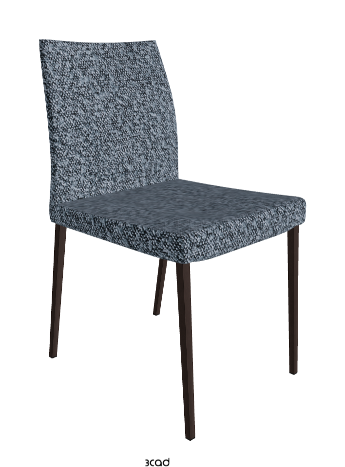 Anna Dining Chair_Bronze Embossed_Fabric_B245