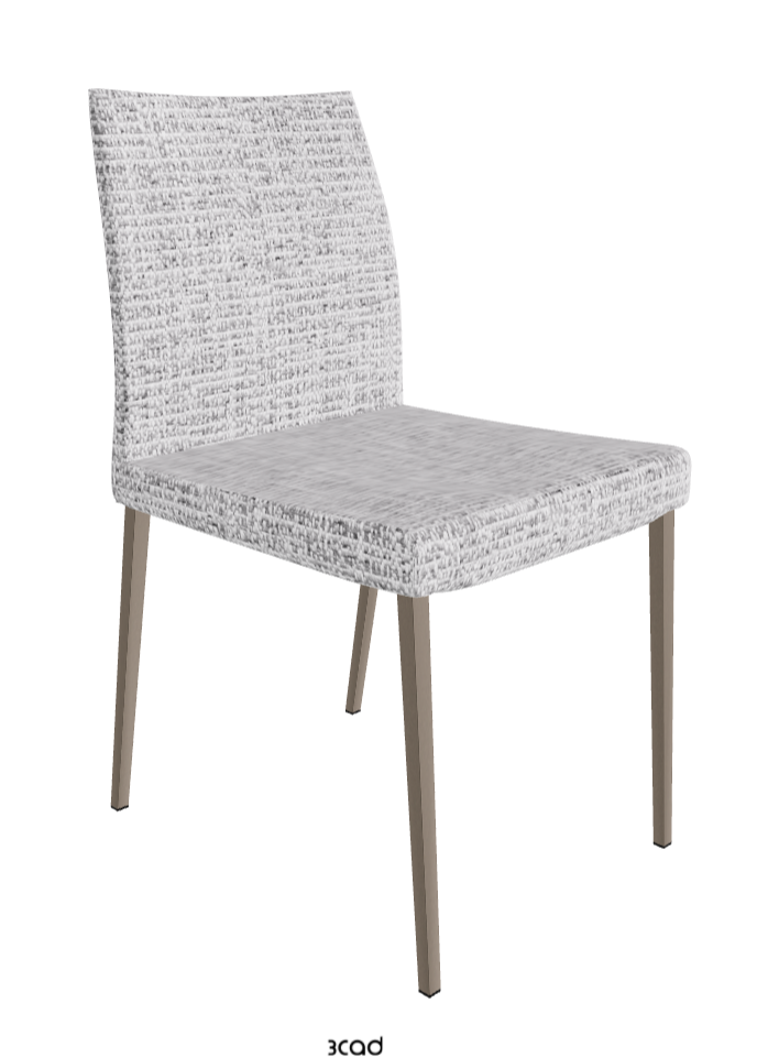 Anna Dining Chair_Titanium Embossed_Fabric_B811