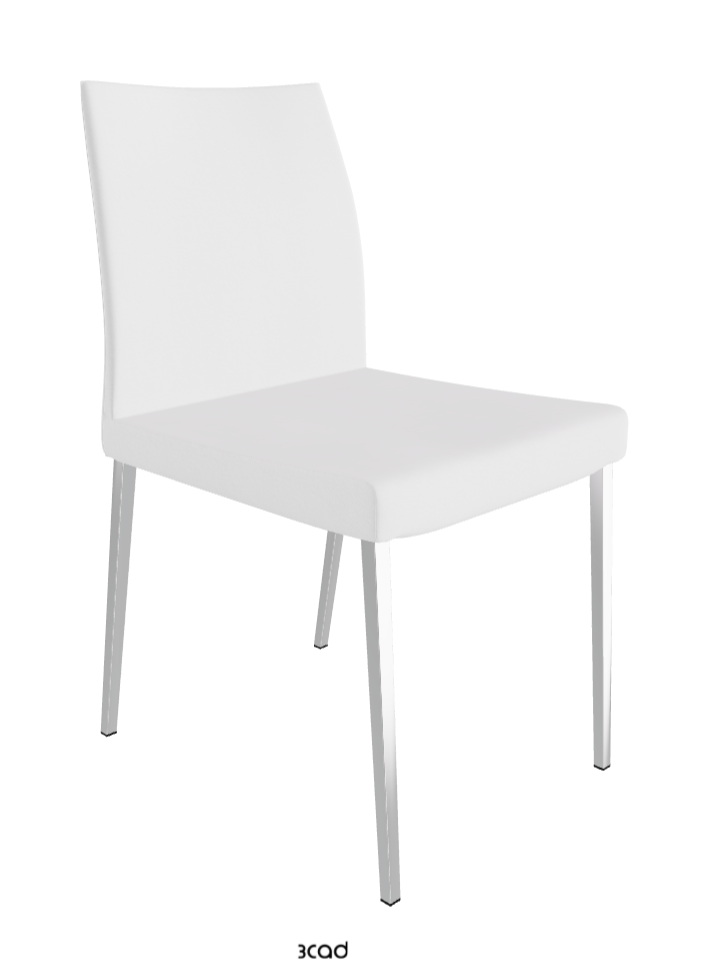 Anna Dining Chair_Black Chrome_Fabric-_B920
