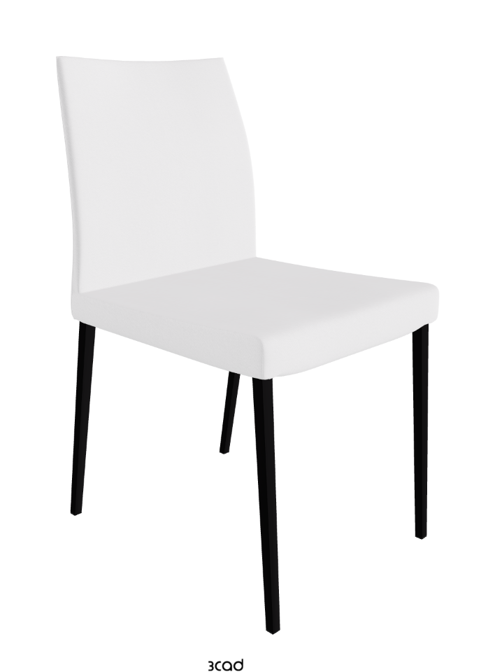 Anna Dining Chair_Matt Black_Fabric_B920
