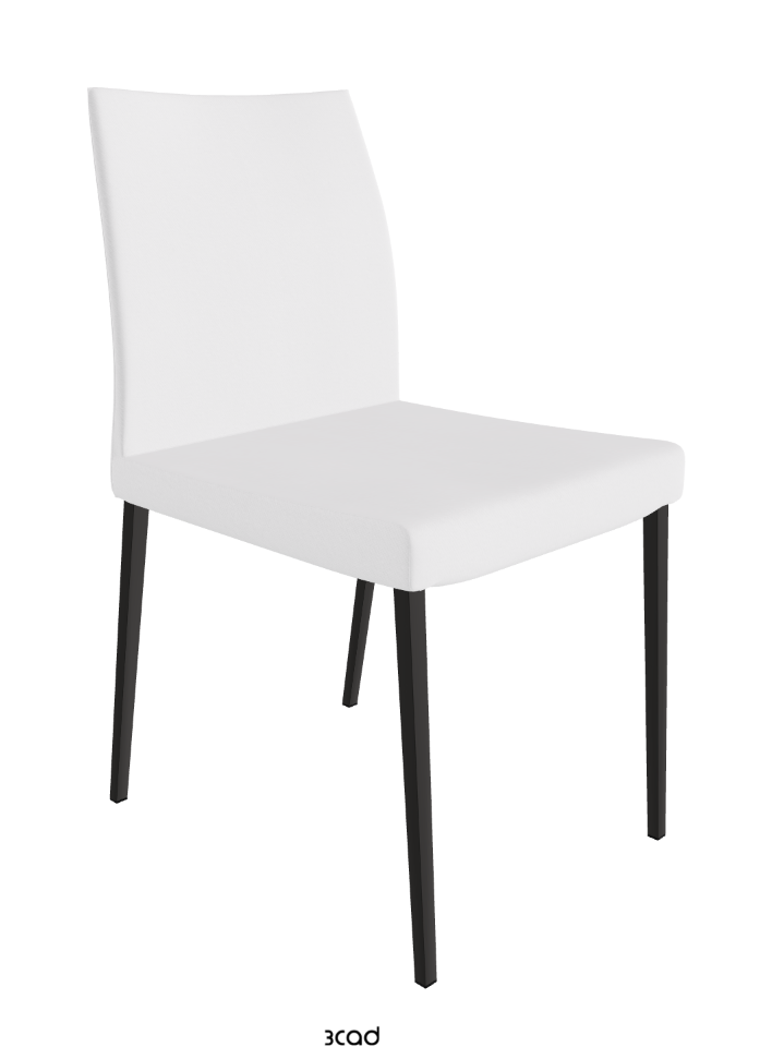 Anna Dining Chair_Matt Graphite_Fabric_B920
