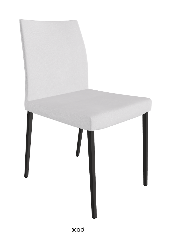 Anna Dining Chair_Matt Graphite_Fabric_B921