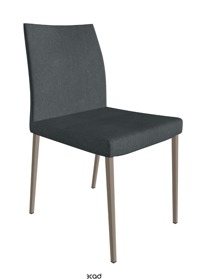 Anna Dining Chair_Titanium Embossed_Fabric_B927