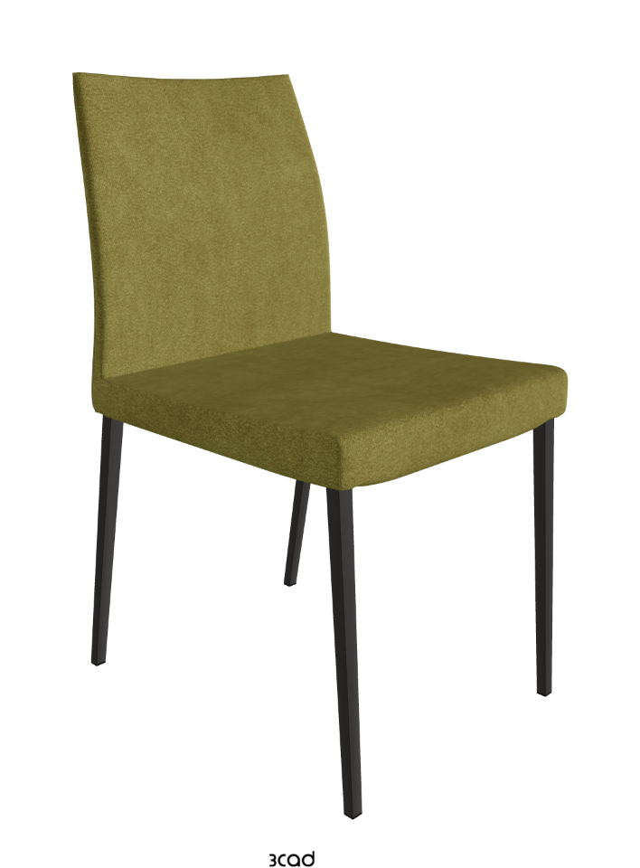 Anna Dining Chair_Matt Graphite_Fabric_B931