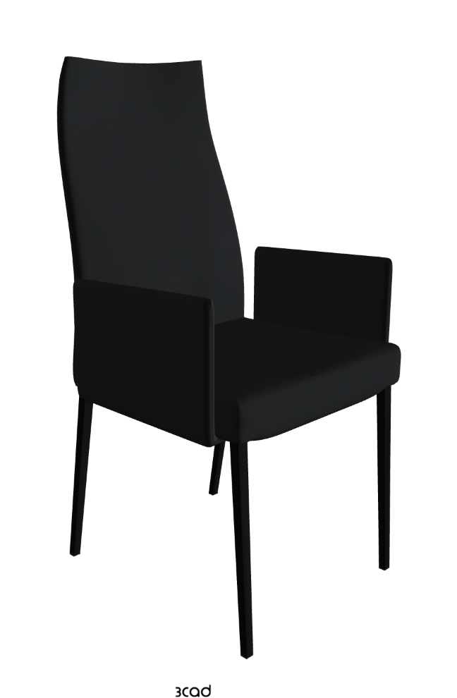 Cattelan Italia Anna High Back Dining Armchair Soft Leather