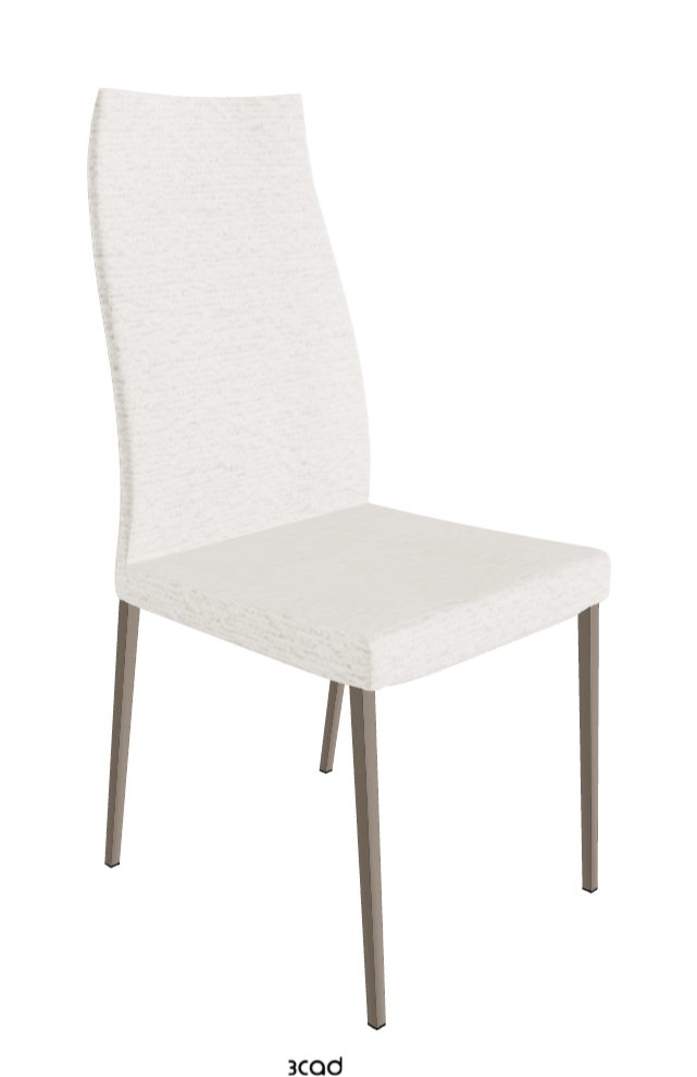 Anna High Back Dining Chair_Titanium Embossed_Fabric_B240
