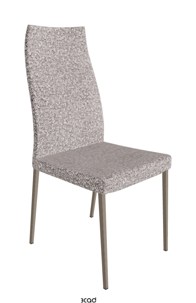 Anna High Back Dining Chair_Titanium Embossed_Fabric_B243