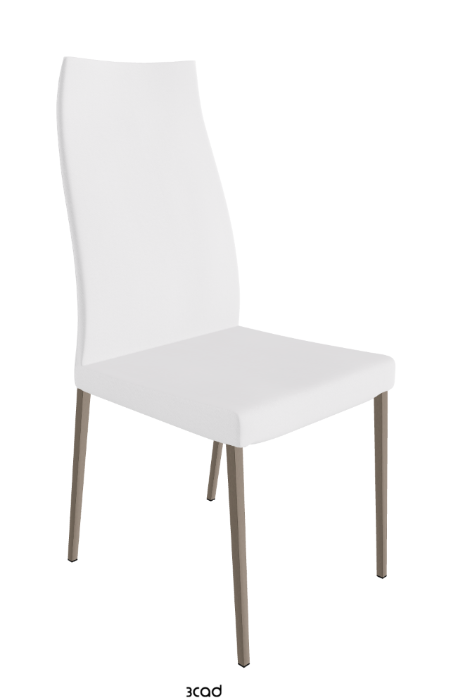 Anna High Back Dining Chair_Titanium Embossed_Fabric_B920