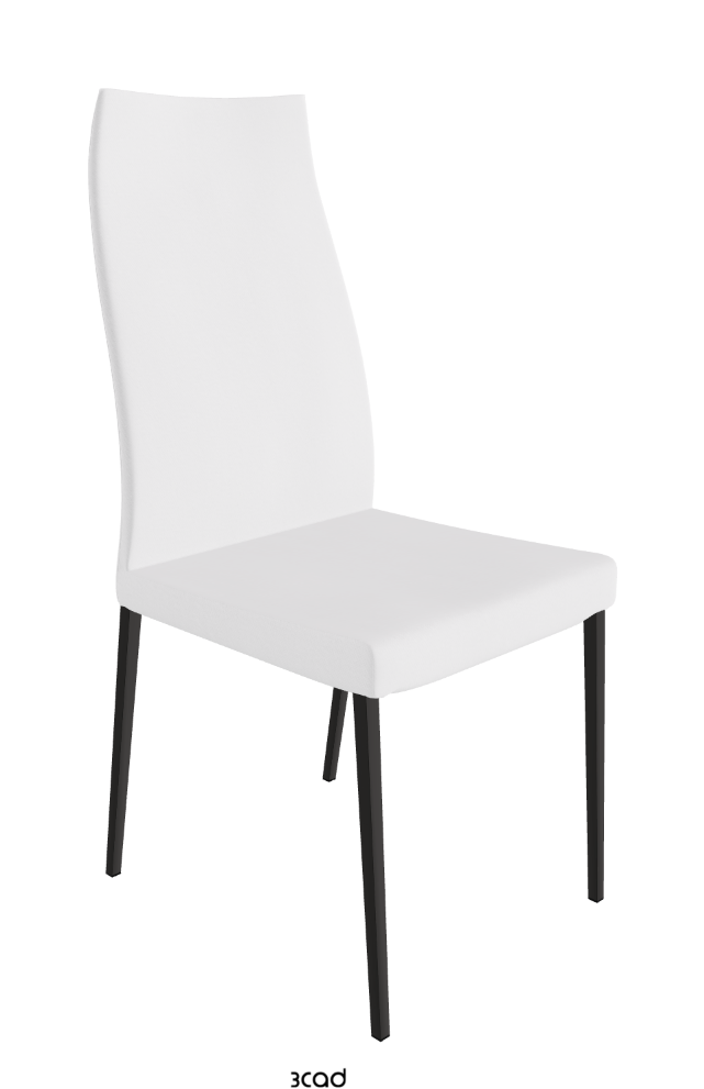 Anna High Back Dining Chair_Matt Graphite_Fabric_B920
