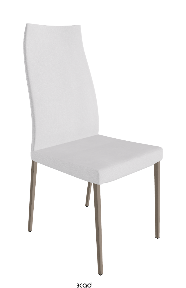 Anna High Back Dining Chair_Titanium Embossed_Fabric_B921