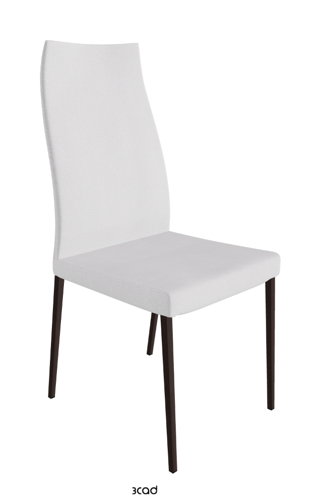 Anna High Back Dining Chair_Bronze Embossed_Fabric_B921