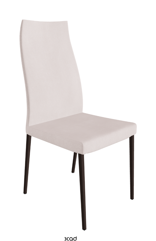 Anna High Back Dining Chair_Bronze Embossed_Fabric_B923